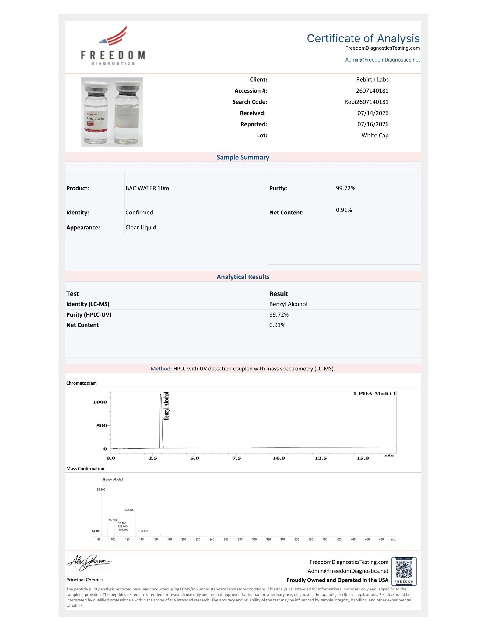 BACTERIOSTATIC WATER - Image 2